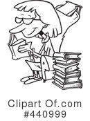 Reading Clipart #440999 by toonaday