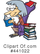 Reading Clipart #441022 by toonaday