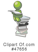 Reading Clipart #47656 by Leo Blanchette