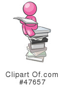 Reading Clipart #47657 by Leo Blanchette