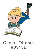 Reading Clipart #89132 by Pams Clipart