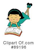 Reading Clipart #89196 by Pams Clipart