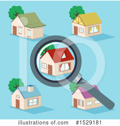 House Hunting Clipart #1529181 by BNP Design Studio