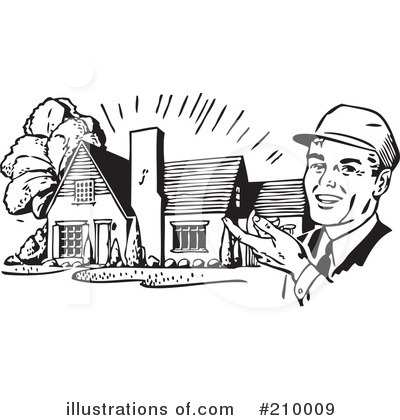 Royalty-Free (RF) Real Estate Clipart Illustration by BestVector - Stock Sample #210009