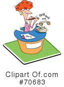 Receptionist Clipart #70683 by jtoons