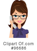 Receptionist Clipart #96686 by Melisende Vector