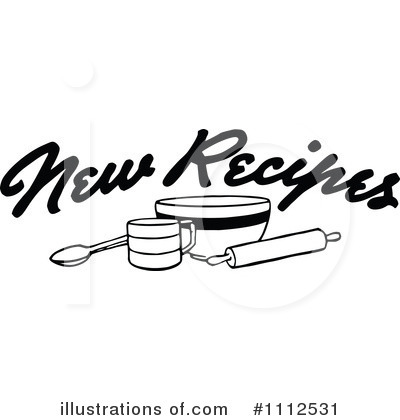 Royalty-Free (RF) Recipes Clipart Illustration by Prawny Vintage - Stock Sample #1112531