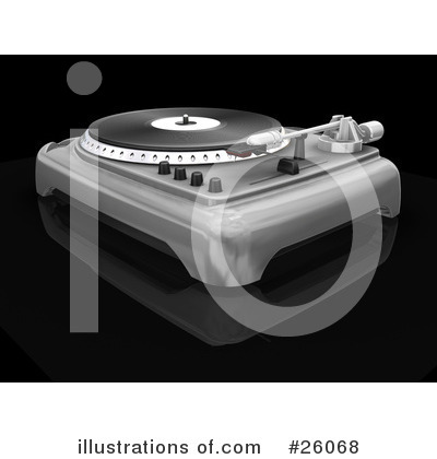 Royalty-Free (RF) Record Player Clipart Illustration by KJ Pargeter - Stock Sample #26068