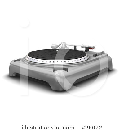 Royalty-Free (RF) Record Player Clipart Illustration by KJ Pargeter - Stock Sample #26072