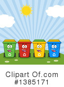 Recycle Bin Clipart #1385171 by Hit Toon