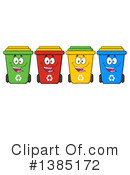 Recycle Bin Clipart #1385172 by Hit Toon