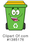 Recycle Bin Clipart #1385176 by Hit Toon