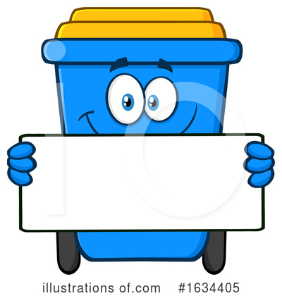 Recycle Bin Clipart #1634405 by Hit Toon