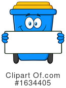 Recycle Bin Clipart #1634405 by Hit Toon