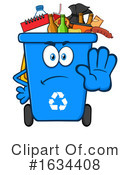 Recycle Bin Clipart #1634408 by Hit Toon