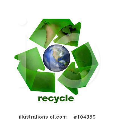 Royalty-Free (RF) Recycle Clipart Illustration by BNP Design Studio - Stock Sample #104359