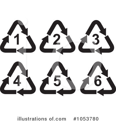 Royalty-Free (RF) Recycle Clipart Illustration by patrimonio - Stock Sample #1053780