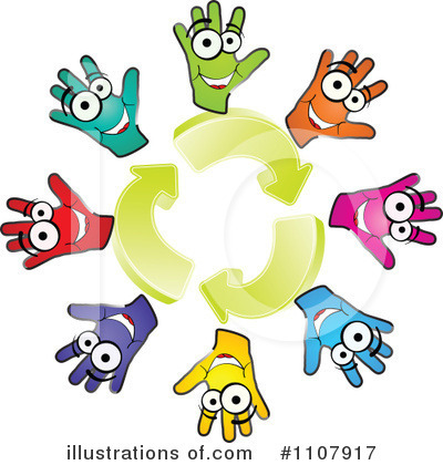 Royalty-Free (RF) Recycle Clipart Illustration by Andrei Marincas - Stock Sample #1107917