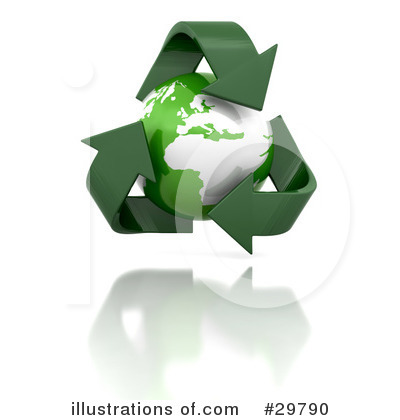 Royalty-Free (RF) Recycle Clipart Illustration by KJ Pargeter - Stock Sample #29790
