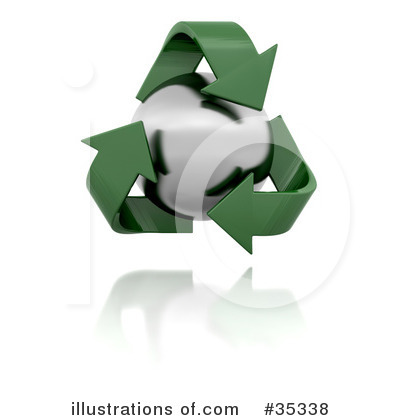 Royalty-Free (RF) Recycle Clipart Illustration by KJ Pargeter - Stock Sample #35338
