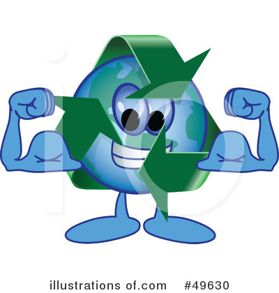 Recycle Mascot Clipart #49630 by Toons4Biz