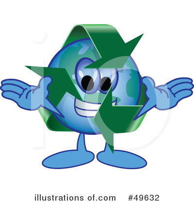 Recycle Mascot Clipart #49632 by Toons4Biz