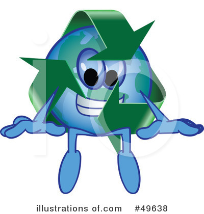Recycle Mascot Clipart #49638 by Toons4Biz
