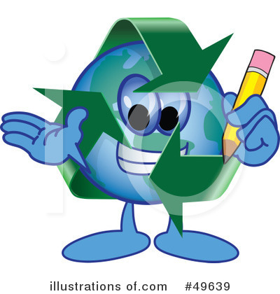 Recycle Mascot Clipart #49639 by Toons4Biz