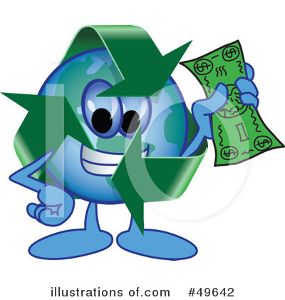 Recycle Mascot Clipart #49642 by Toons4Biz