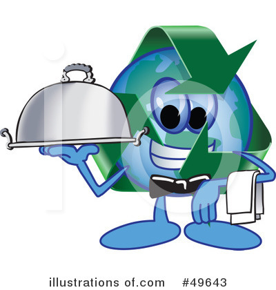 Recycle Mascot Clipart #49643 by Toons4Biz
