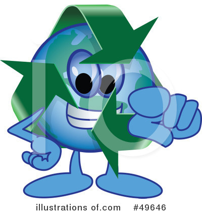 Recycle Mascot Clipart #49646 by Toons4Biz