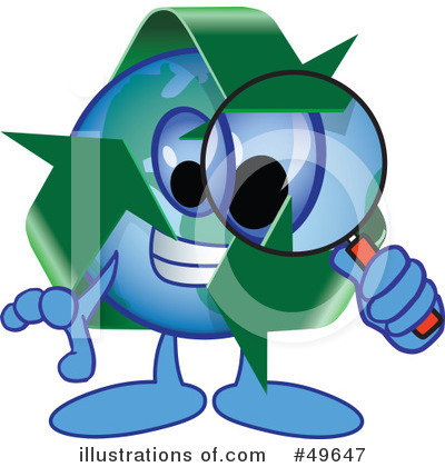 Recycle Mascot Clipart #49647 by Toons4Biz