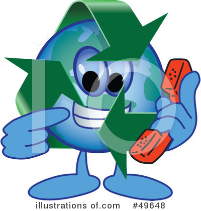 Recycle Mascot Clipart #49648 by Toons4Biz
