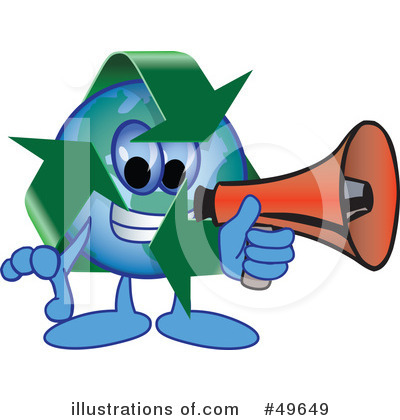 Recycle Mascot Clipart #49649 by Toons4Biz