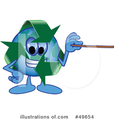 Recycle Mascot Clipart #49654 by Toons4Biz