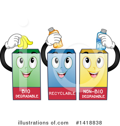 Royalty-Free (RF) Recycling Clipart Illustration by BNP Design Studio - Stock Sample #1418838