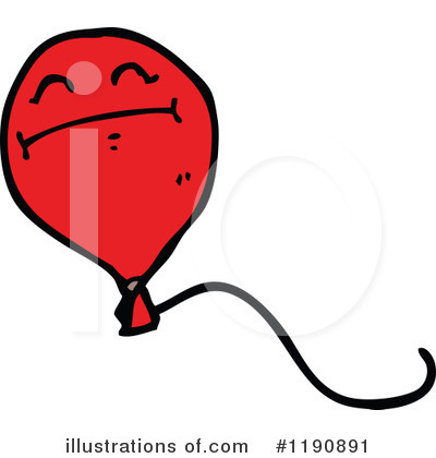 Red Balloon Clipart #1190891 by lineartestpilot