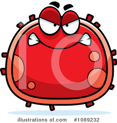Royalty-Free (RF) Red Blood Cell Clipart Illustration by Cory Thoman - Stock Sample #1089232
