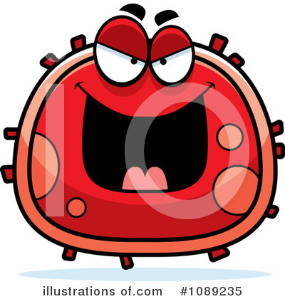 Royalty-Free (RF) Red Blood Cell Clipart Illustration by Cory Thoman - Stock Sample #1089235