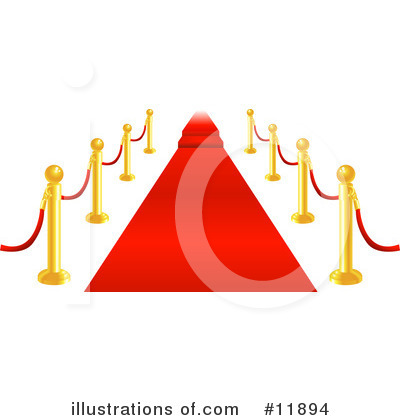 Royalty-Free (RF) Red Carpet Clipart Illustration by AtStockIllustration - Stock Sample #11894