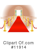 Red Carpet Clipart #11914 by AtStockIllustration