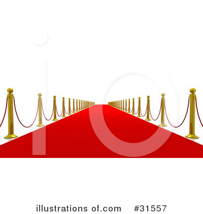 Royalty-Free (RF) Red Carpet Clipart Illustration by Tonis Pan - Stock Sample #31557