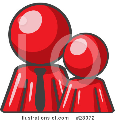 Royalty-Free (RF) Red Collection Clipart Illustration by Leo Blanchette - Stock Sample #23072