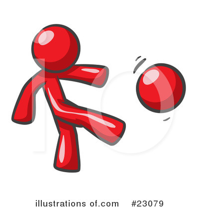 Royalty-Free (RF) Red Collection Clipart Illustration by Leo Blanchette - Stock Sample #23079