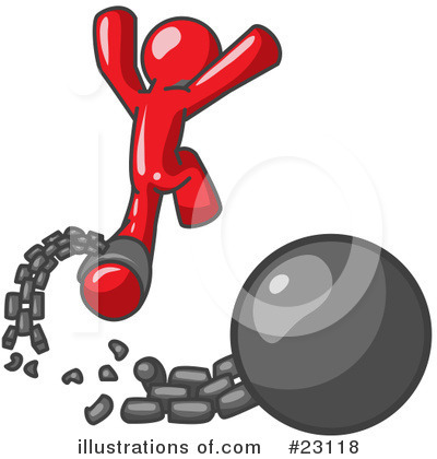 Ball And Chain Clipart #23118 by Leo Blanchette