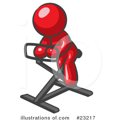 Royalty-Free (RF) Red Collection Clipart Illustration by Leo Blanchette - Stock Sample #23217