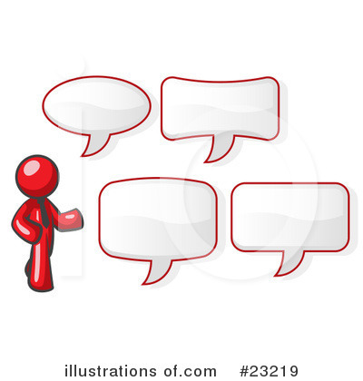 Word Balloon Clipart #23219 by Leo Blanchette