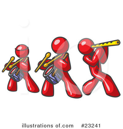 Royalty-Free (RF) Red Collection Clipart Illustration by Leo Blanchette - Stock Sample #23241