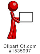 Red Design Mascot Clipart #1535997 by Leo Blanchette