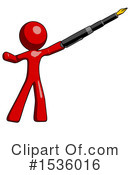Red Design Mascot Clipart #1536016 by Leo Blanchette